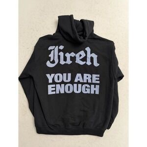 Elevation Worship Maverick City Music Jireh Sweatshirt Hoodie Size Medium Black